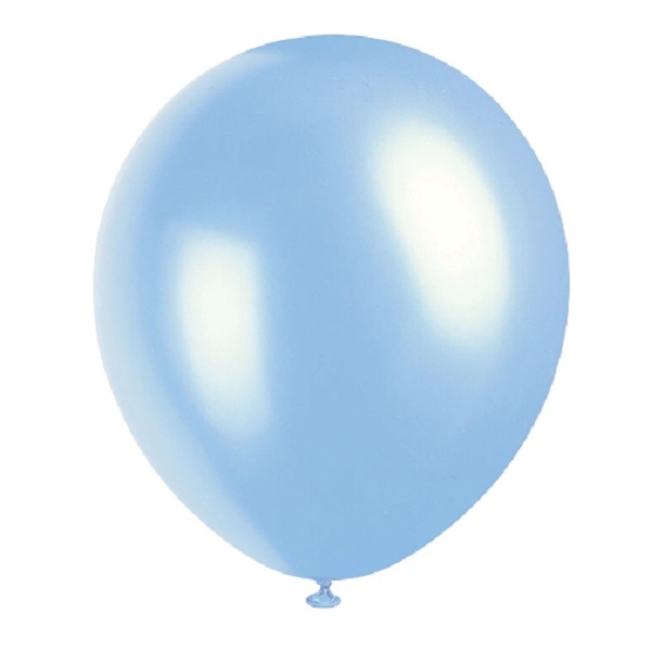 10 inches pearl Balloons for party birthday wedding LIGHT BLUE color